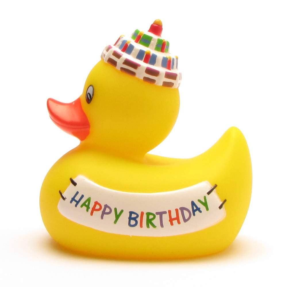 Duckshop - Wholesale Bath Toy - Baby - Happy Birthday rubber duck3