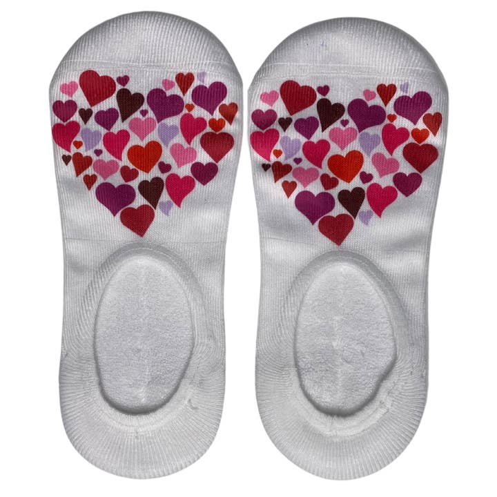 Calcetines que no se ven: Corazones en un corazón para venta al por mayor de Complete Luxury