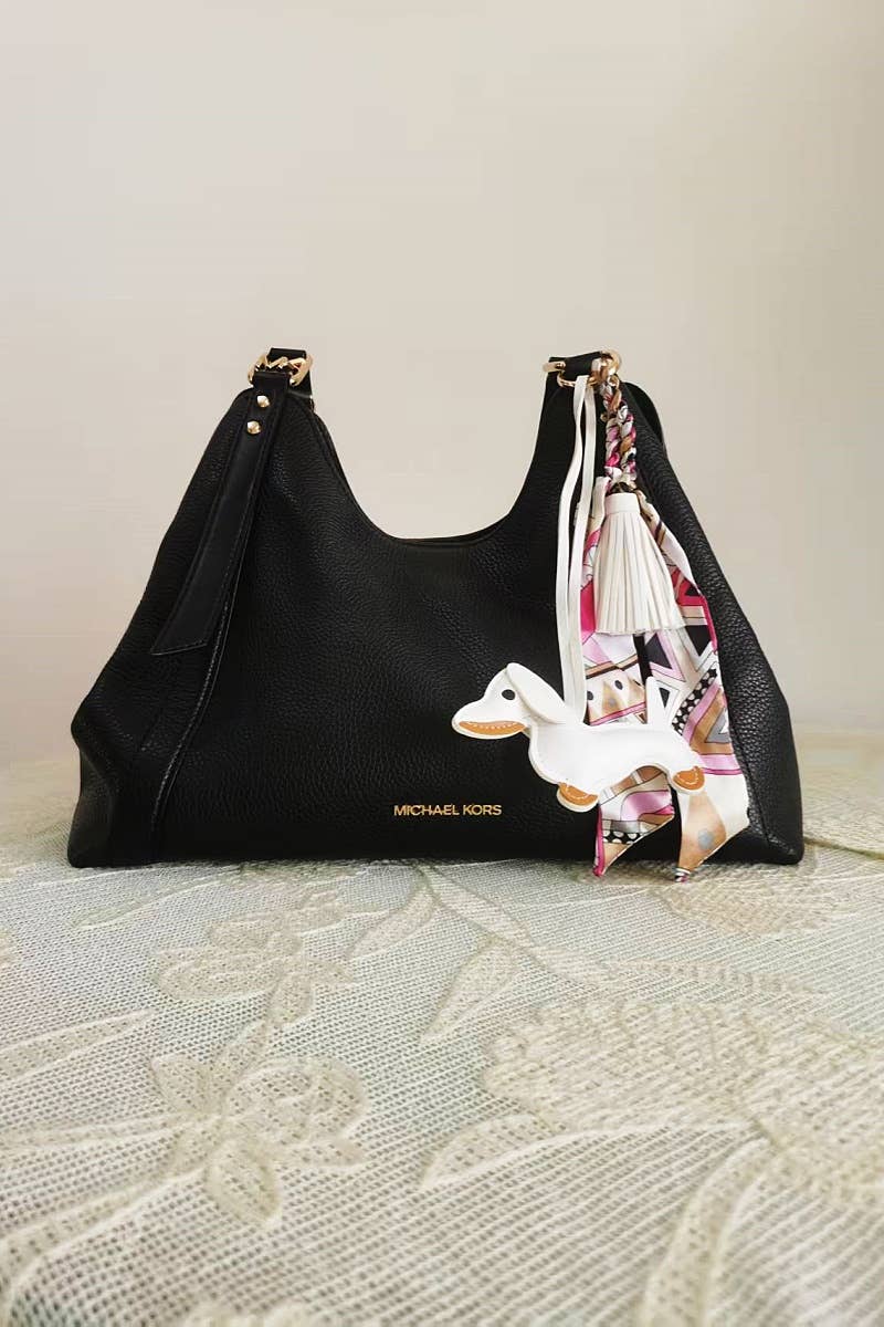 Leto Accessories – wholesale Purse/bag accessory – Women’s – Dachshund Leather Bag Charm Fringed Bag Accessory6