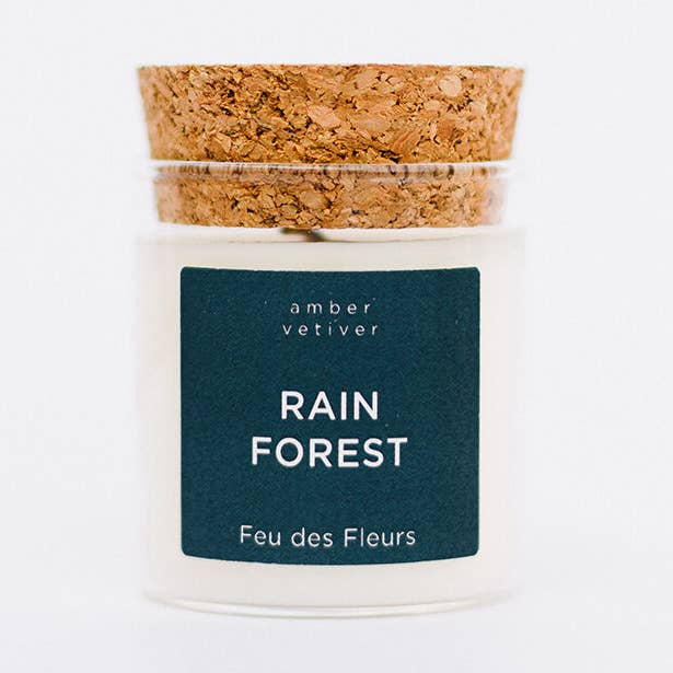 Feu des Fleurs – Großhandel Kerze im Glas / gefüllte Kerze – Kerze Rain Forest - 50gr0