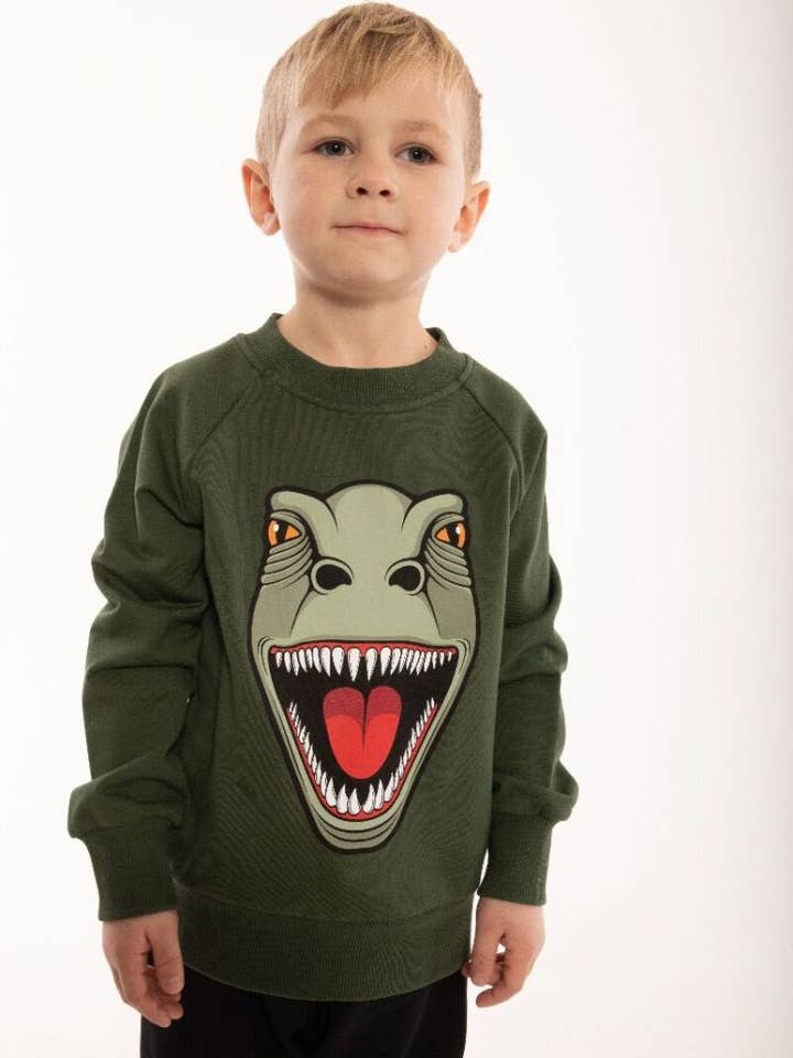 Sweat à capuche Moos Di Safari T-REX pour la vente par DYR-cph