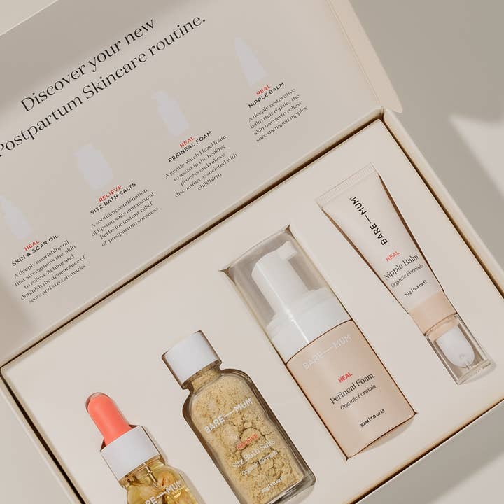 Bare Mum - Wholesale New mom gift box/set - Postpartum Skincare Discovery Set1