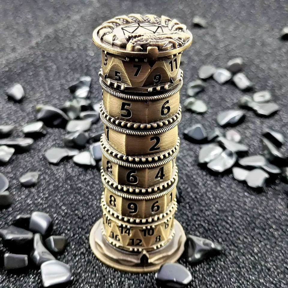 Tabletop Dominion Limited - Wholesale Dice - Barrel Dice Spinner | Gold0