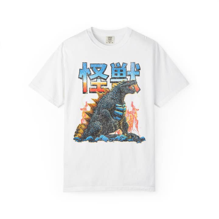KILLER RETRO - Wholesale T-shirt (graphic) – unisex - Vintage Kaiju Japanese Monster Unisex Tee | Japanese Anime Shirt,1