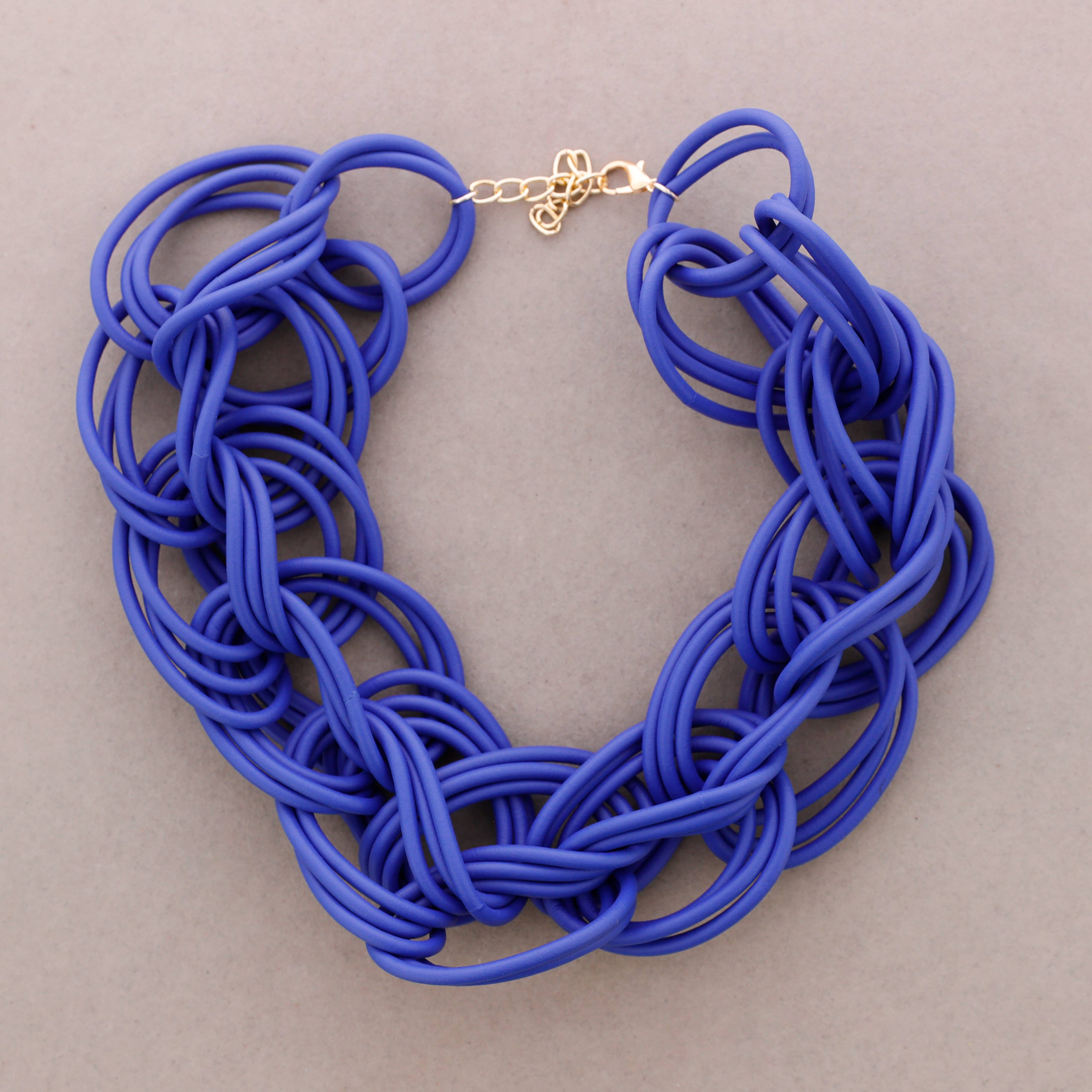 Sonata - Wholesale Snap Jewelry - Rubber Link Choker0