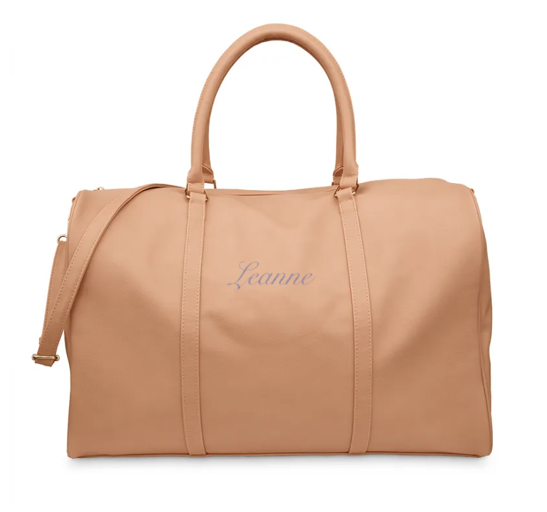 Weddingstar Inc. - Wholesale Duffel- en weekendtas - Dames - Weekenderreistas van imitatieleer voor dames - lichtbruin6