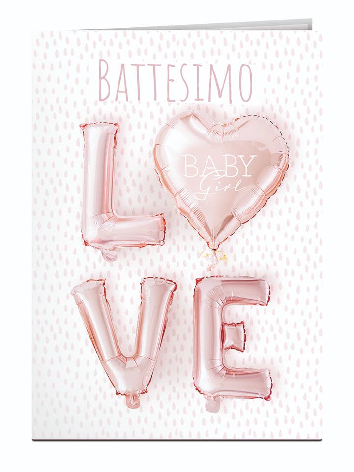 Biglietto Battesimo per la vendita all'ingrosso da parte di ORIGAMI EDITORE SRL