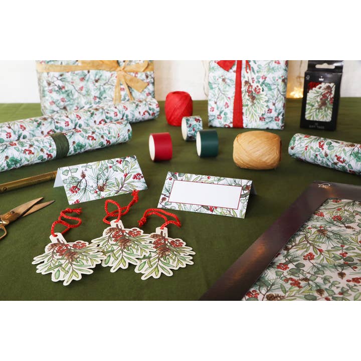 Celebration Crackers – wholesale Tissue paper – Christmas Sprig 50cm x 70cm tissue2