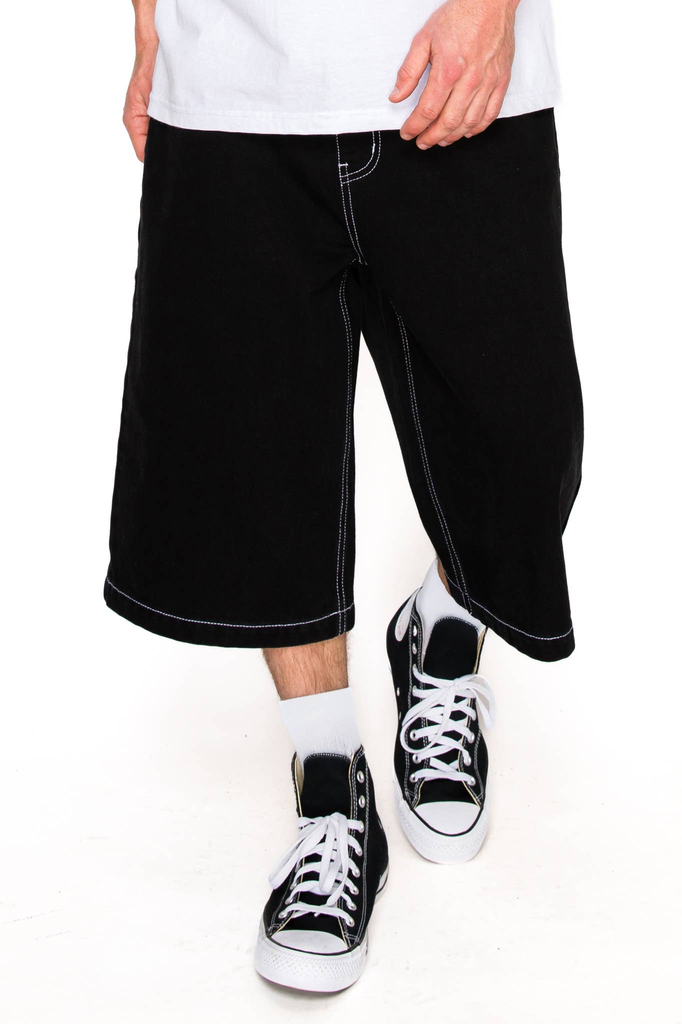 Victorious - Wholesale Shorts - Men's - DS2114 Ultra Baggy Y2K Denim Jorts5