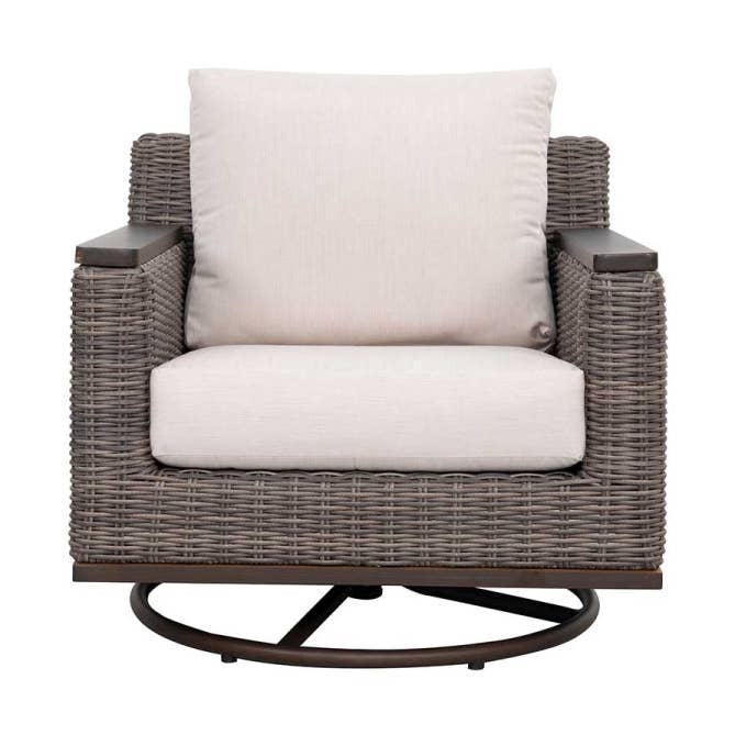 Beaufort Wicker Swivel Rocking Chair for wholesale by Outdoor-USA®