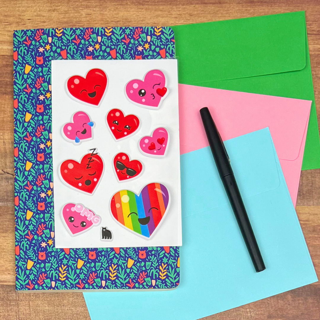 Four Bears Sticker Club - Wholesale Sticker - Cute Puffy Hearts1