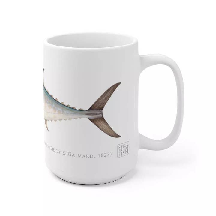 Stick Figure Fish - Wholesale Coffee mug - Shark Mackerel Mug2