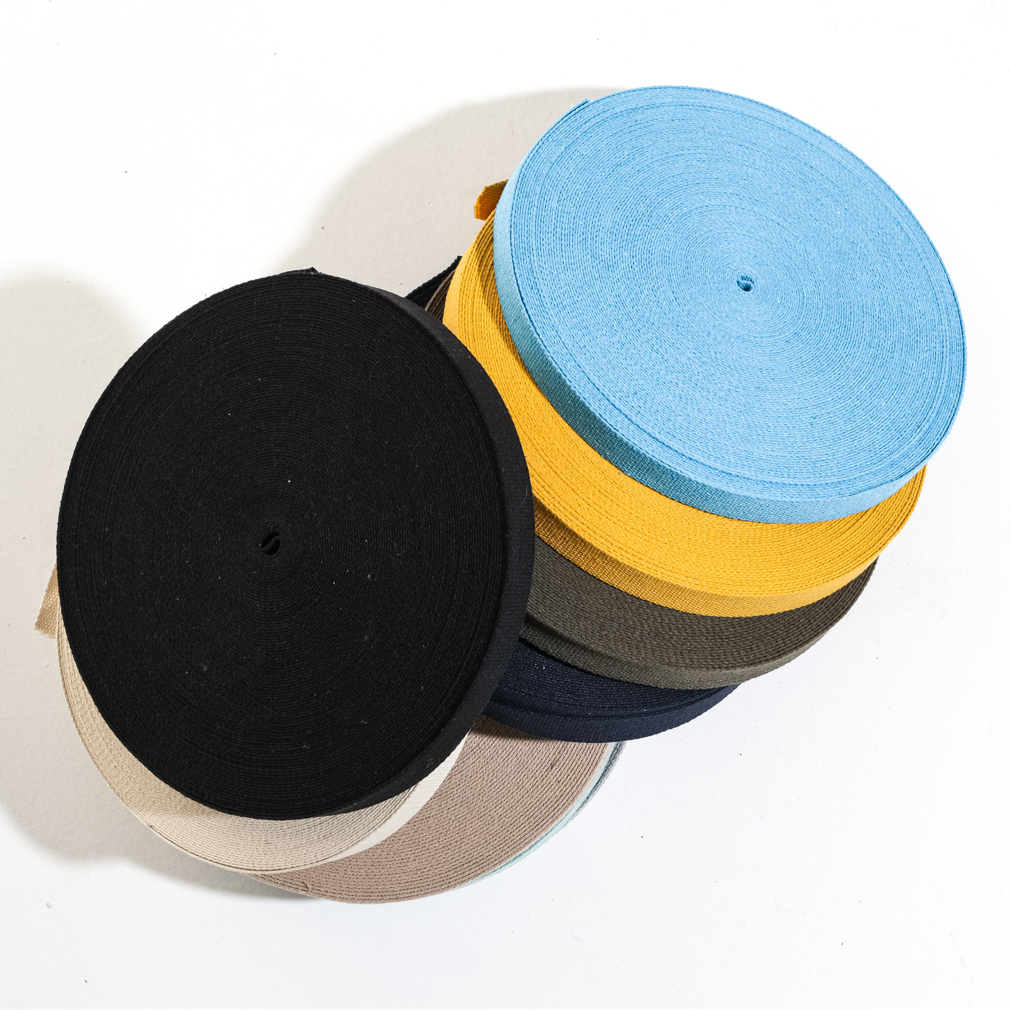 Dream Trimming Goods LLC – Großhandel Bastelzubehör – 1" x 10 Yards schwarzes schweres Baumwollband zum Nähen von Griffen5