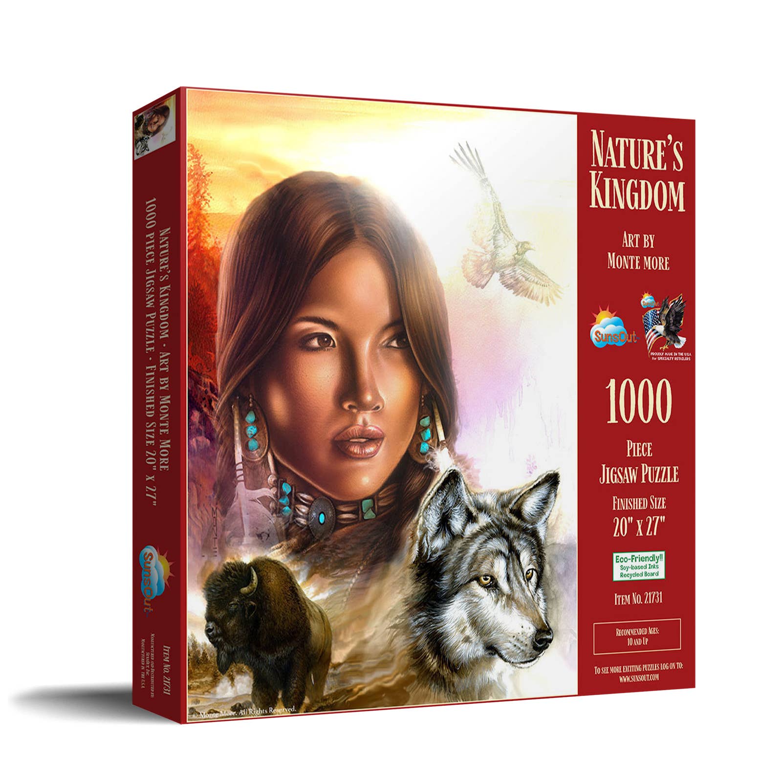 SunsOut - Vente Puzzle – adulte - Puzzle de 1000 pièces 1318 Nature's Kingdom1