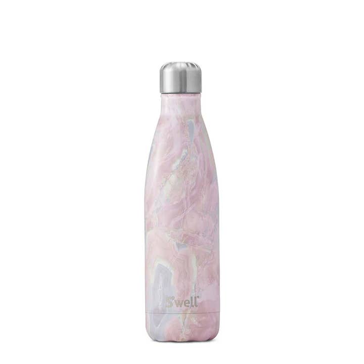 Stainless Steel Water Bottle - Geode Rose for wholesale by S'well