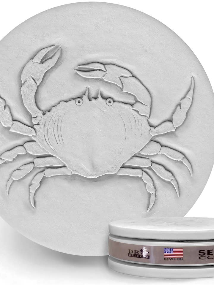 Crab Drink Coasters for wholesale by McCarter Coasters
