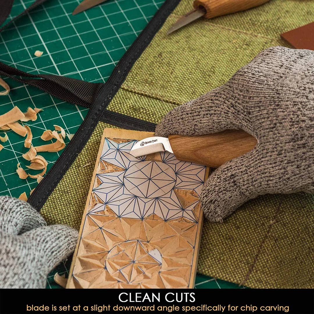 BeaverCraft - Wholesale Craft Tool - S15 - Chip and Whittle Craft Tool Knife Set5