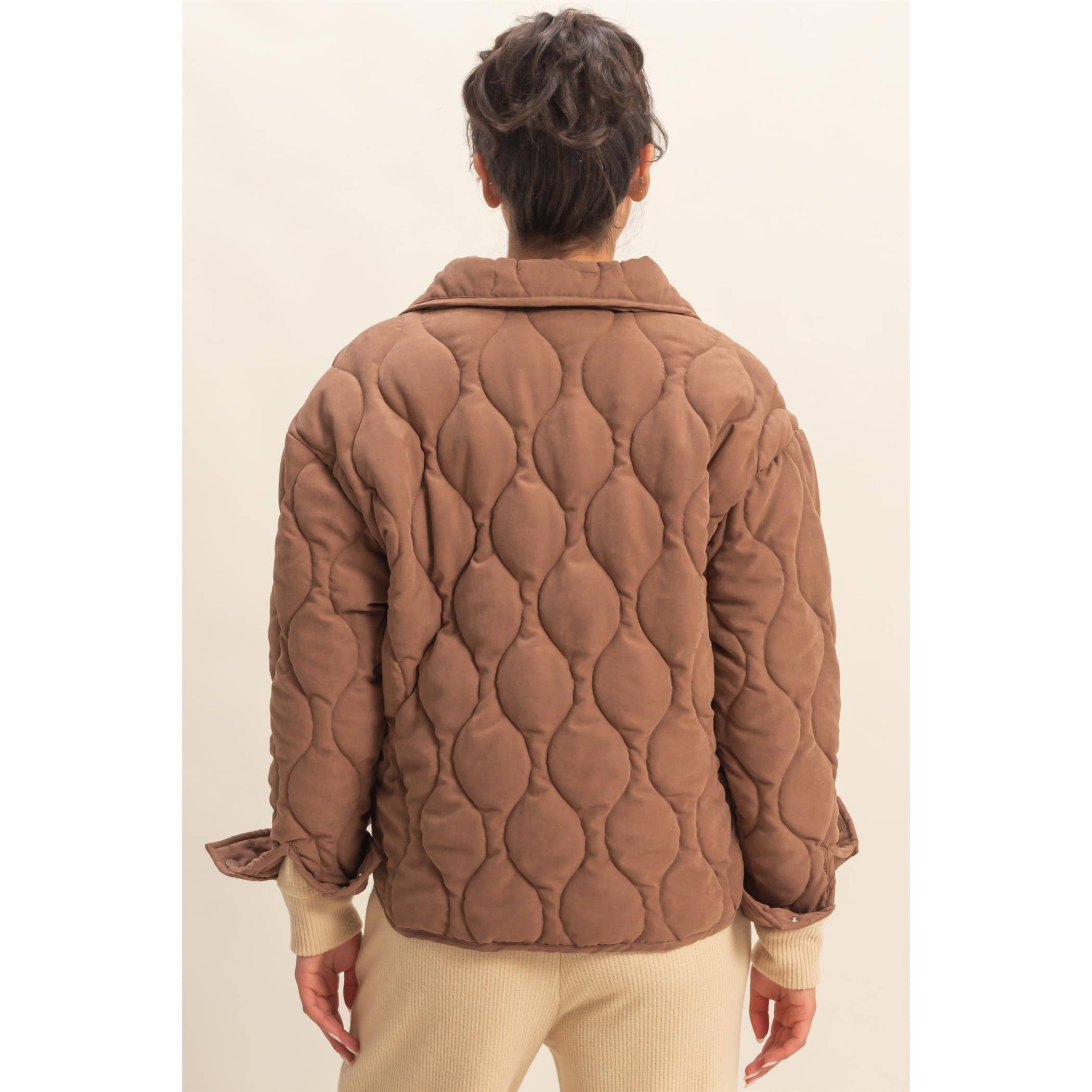HYFVE - Vendita all'ingrosso Giacca - Donna - Pullover trapuntato a collo alto con mezza zip22