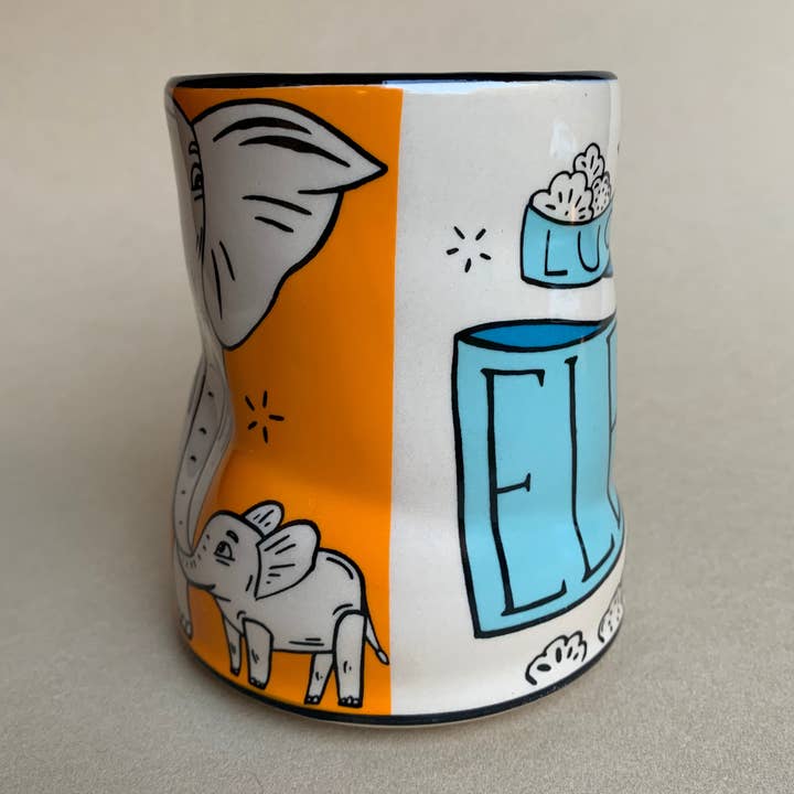The Bowl Maker - Wholesale Coffee/Tea Cup - Lucky Elephant Cup - XLarge