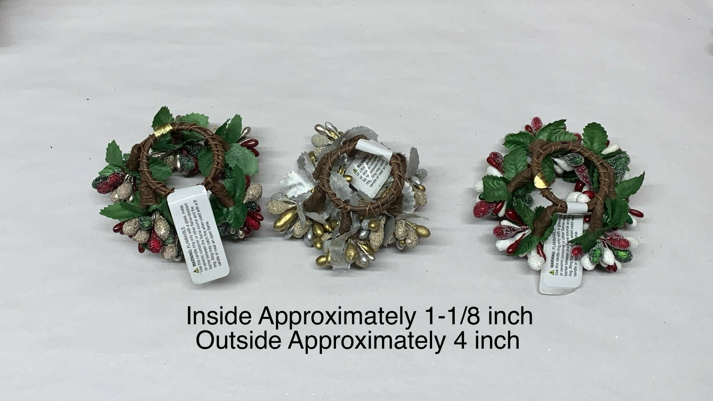 North Fork Mercantile - Wholesale Wreath - Pip Berry Ring, Pip Berry Candle Ring, Mini Wreath4