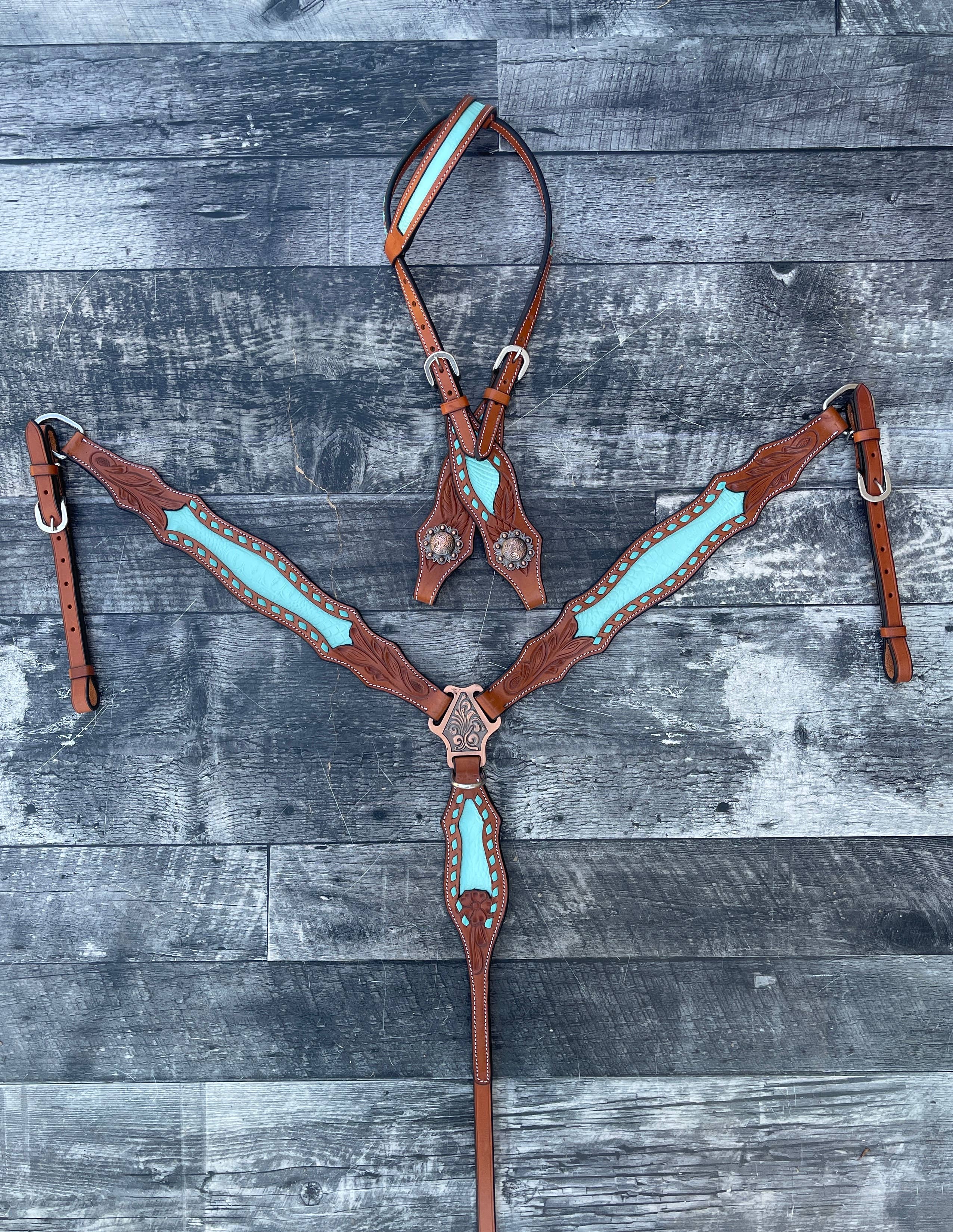 Schulz Equine - Wholesale Horseback Riding Gear - Bonanza Headstall and Breast Collar Set5