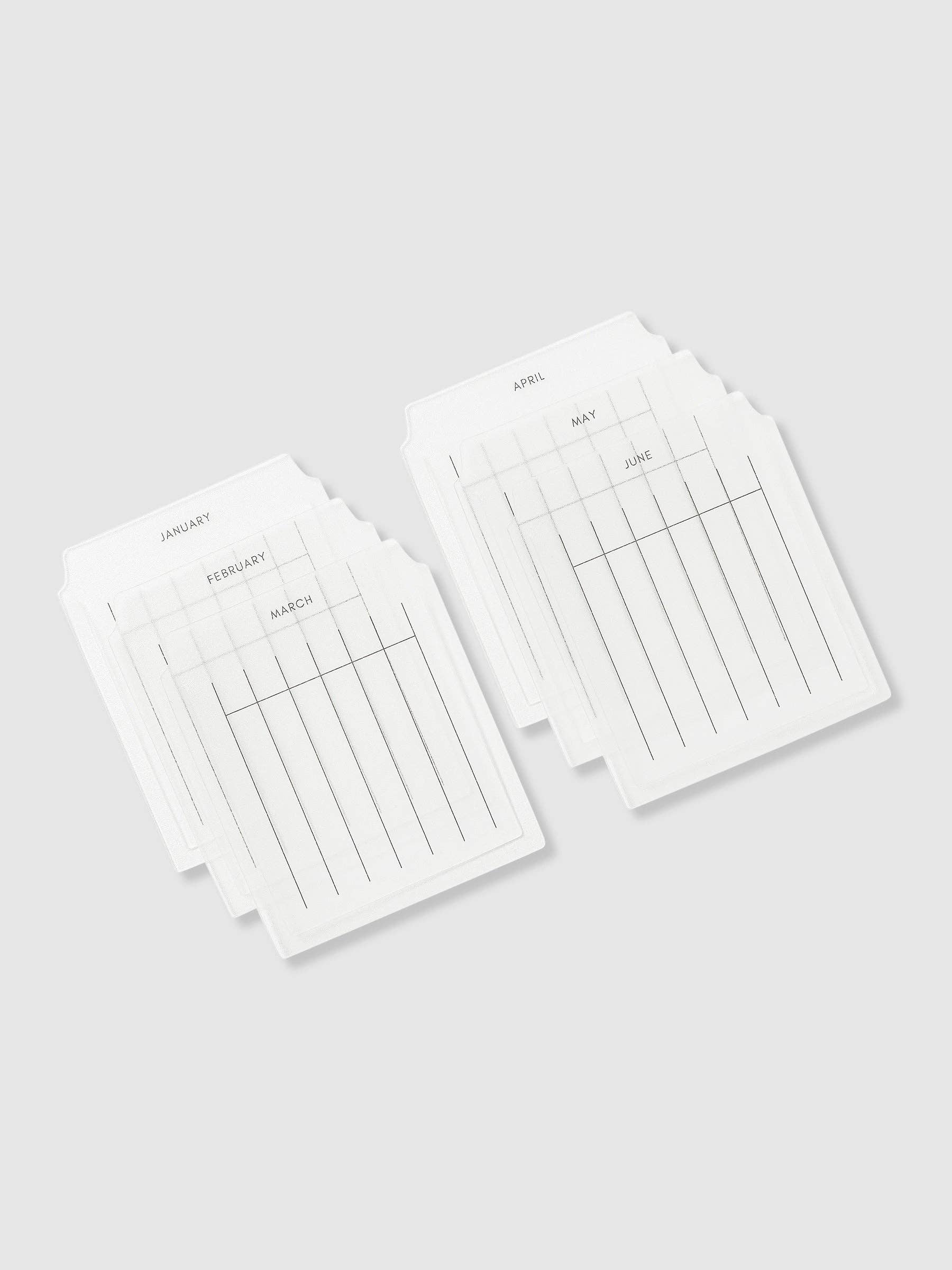 Cloth & Paper - Wholesale Stationery/Notecard Set - Clear Index Tabs1