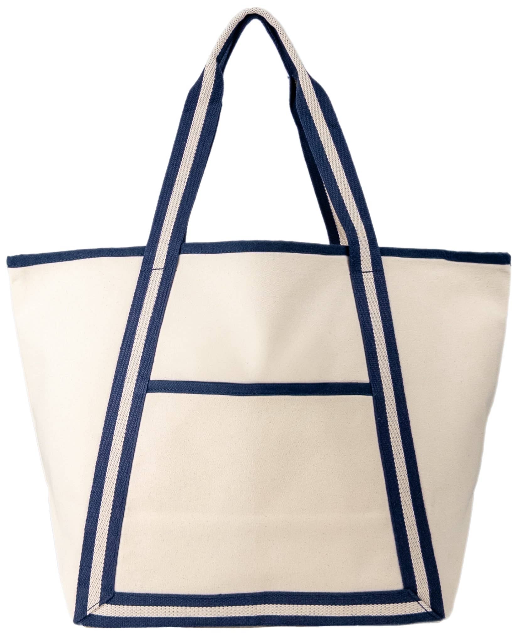 US Bags - Wholesale Tote Bag - Women's - Heavy Duty Seaside Canvas Boat Tote Bag | Beach Travel Daily3