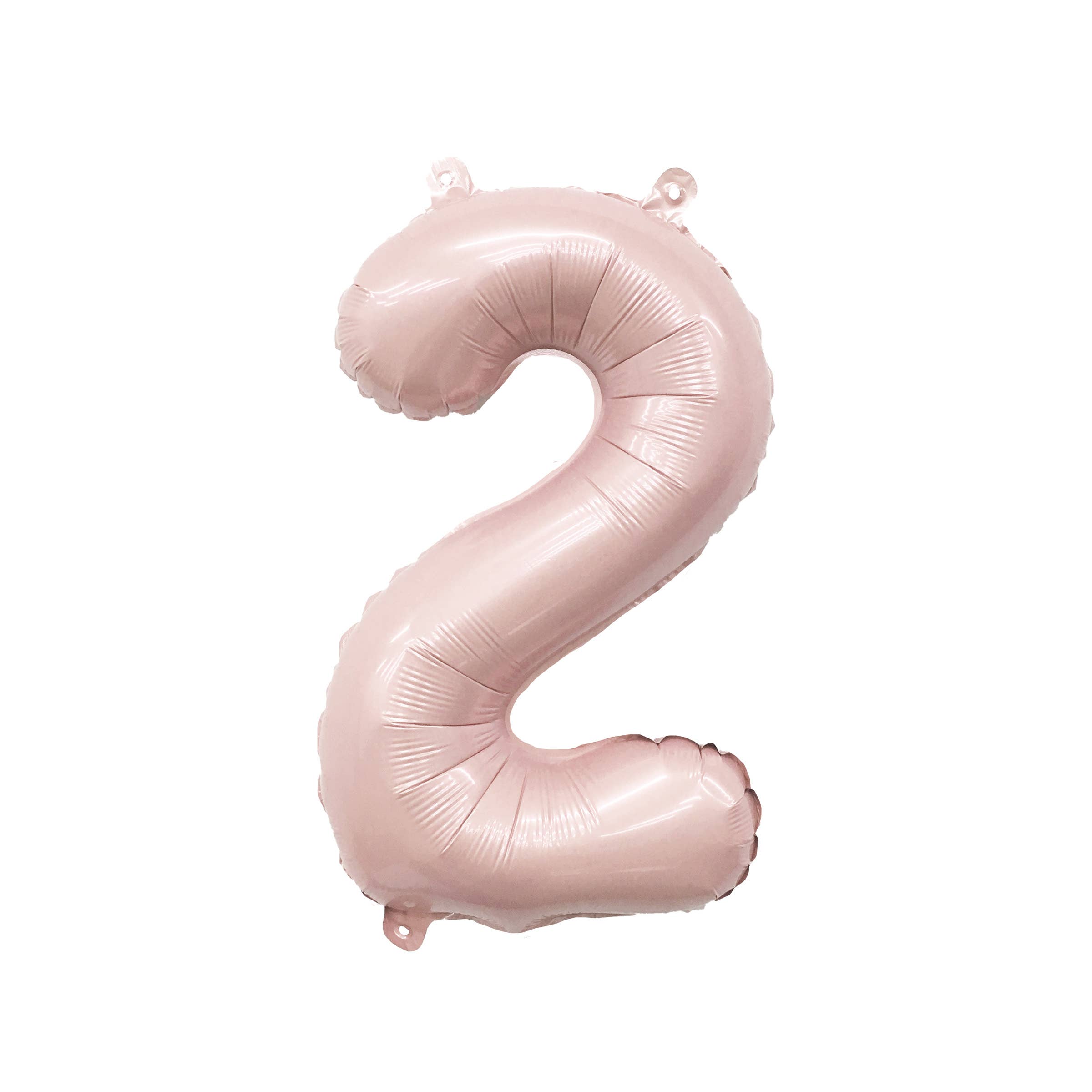 Ellie's Party Supply - Wholesale Balloon - Barely Blush Mylar Number Balloons (32 Inches)2