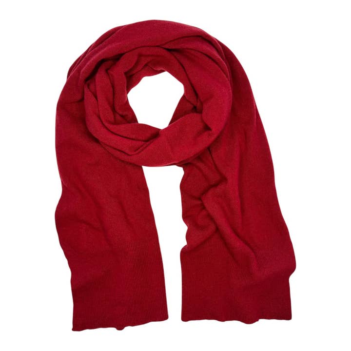 HALSTØRKLÆDE 100% MERINOULD AMARANT for engroshandel hos BeCap