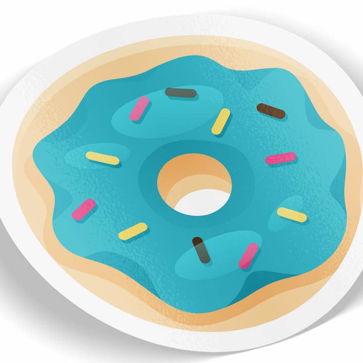 Donut Sticker for wholesale by JE Creates