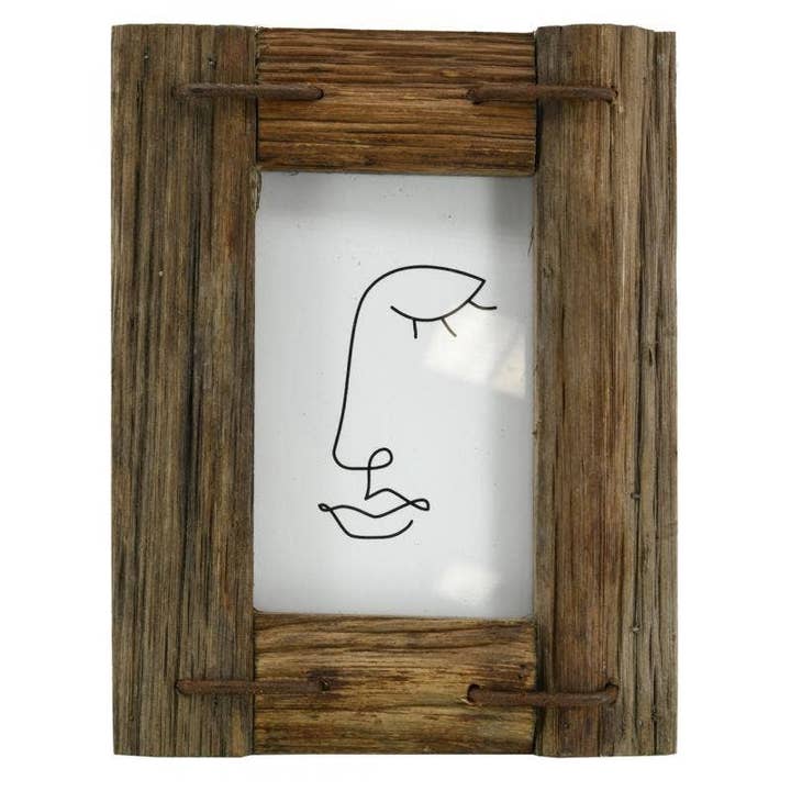 Aubry Gaspard - Wholesale Picture Frame - Wooden photo frame with abstract decor