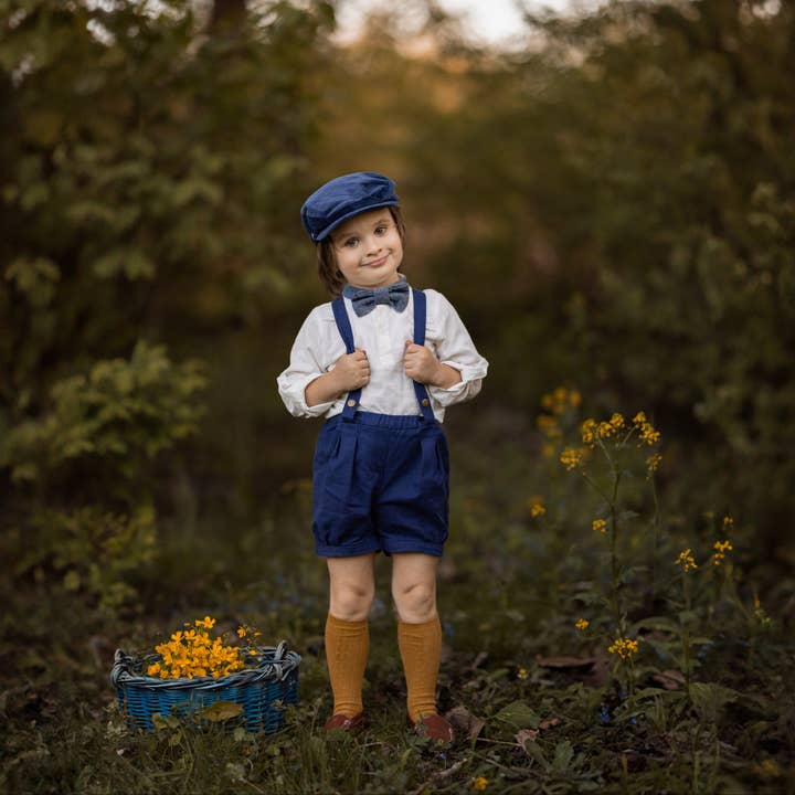 Lillies Dream - Wholesale Shorts - Kids - Black Suspender Shorts2