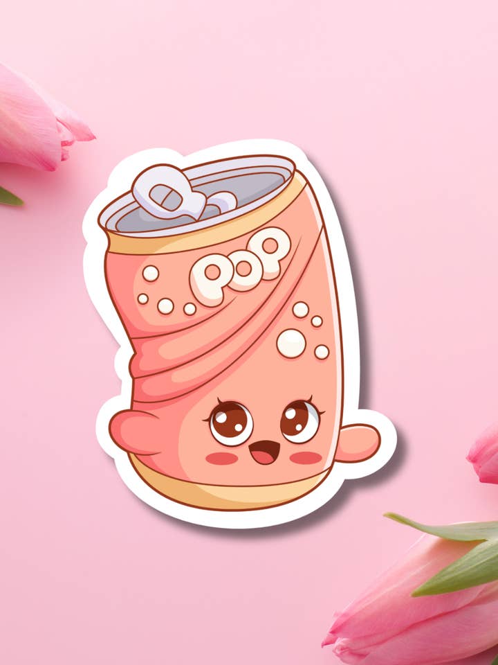 Autocollant en vinyle Cherry Pop pour la vente par Hikaru Tara Art Arst & Craft Gift Shop