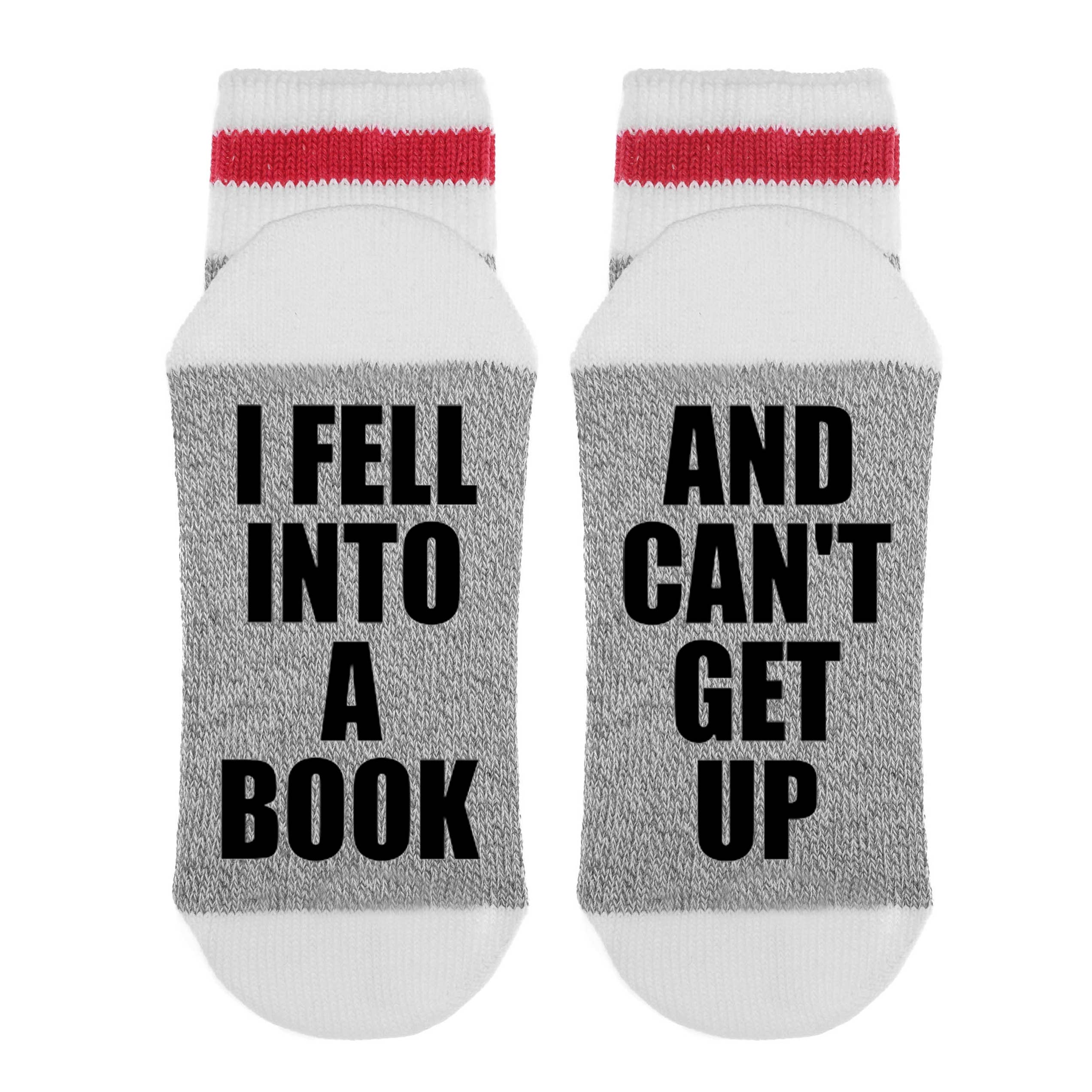 Sock Dirty to Me - Wholesale Socks - Women's - I Fell Into A Book And Can't Get Up - Socks0