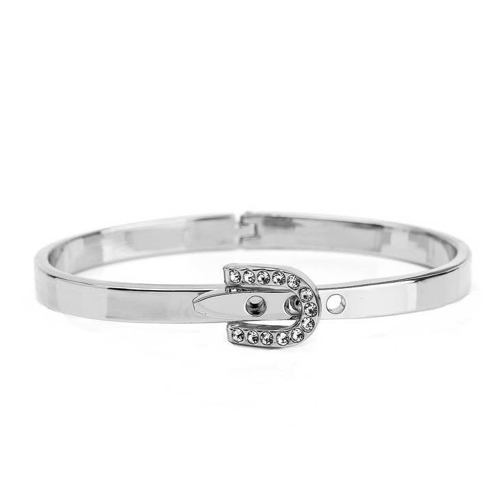 Sølv eller guld Tone armbånd armbånd, spænde lås for engroshandel hos United Elegance