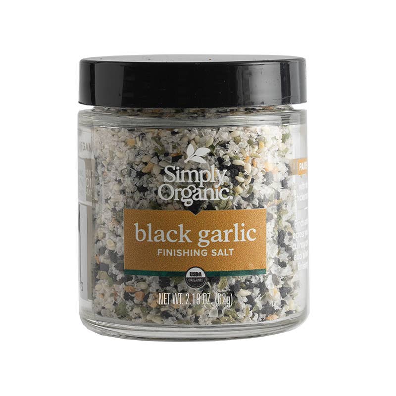 Simply Organic - Wholesale Salt - Simply Organic Black Garlic Finishing Salt, Organic