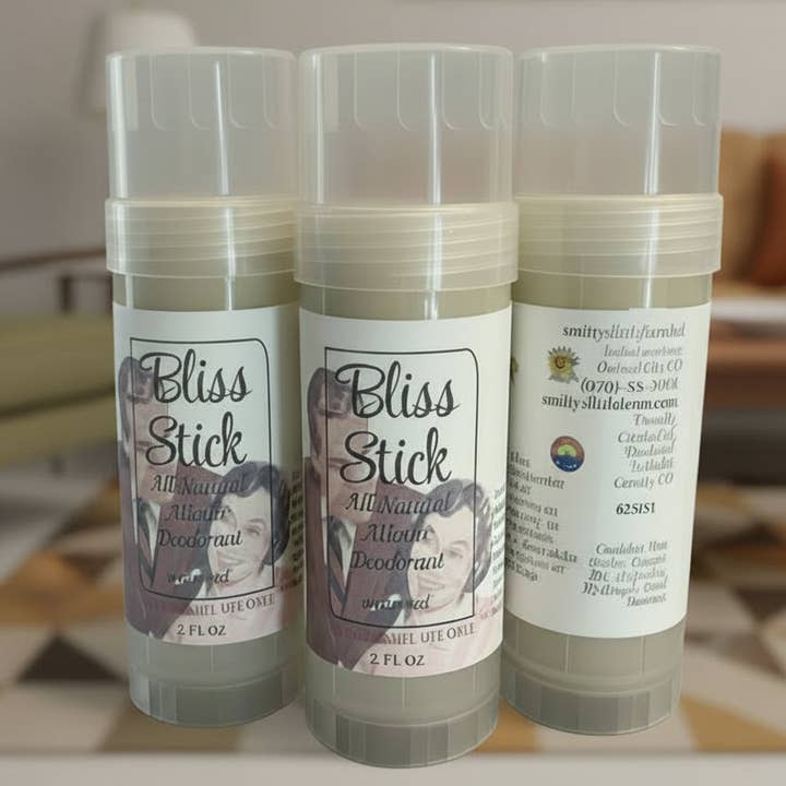 Bliss Stick All-Natural Allover Deodorant for Everyday Freshness for wholesale by Smittys Little Farm