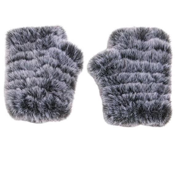 Black White Mandy Mittens Black/White for wholesale on Faire