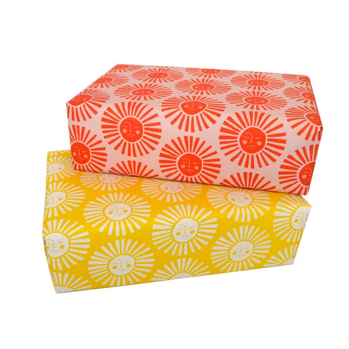 Sunshine Geo Wrapping Paper for wholesale by Laura Barnes Wholesale Ltd