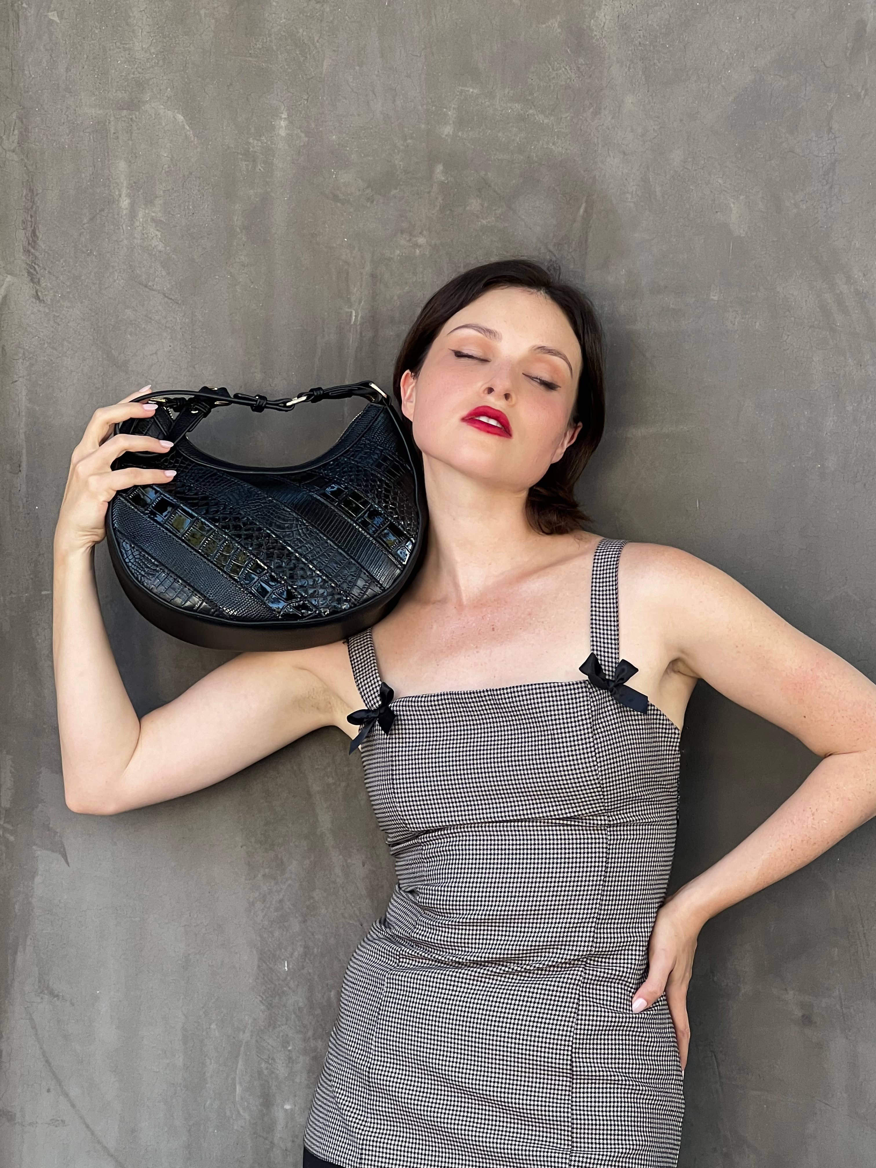 KAYLA+AVA - Wholesale Shoulder Bag - Women's - DINA SHINY ANIMAL PATCHWORK SHOULDER BAG12