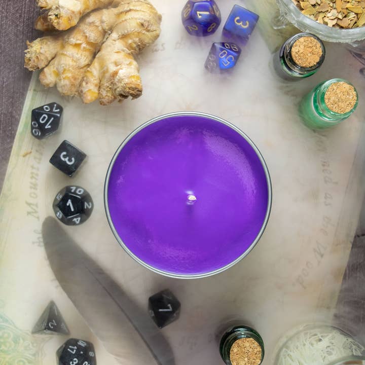 Game Master Dice - Venta al por mayor Vela aromática de viaje - Vela Toil and Trouble