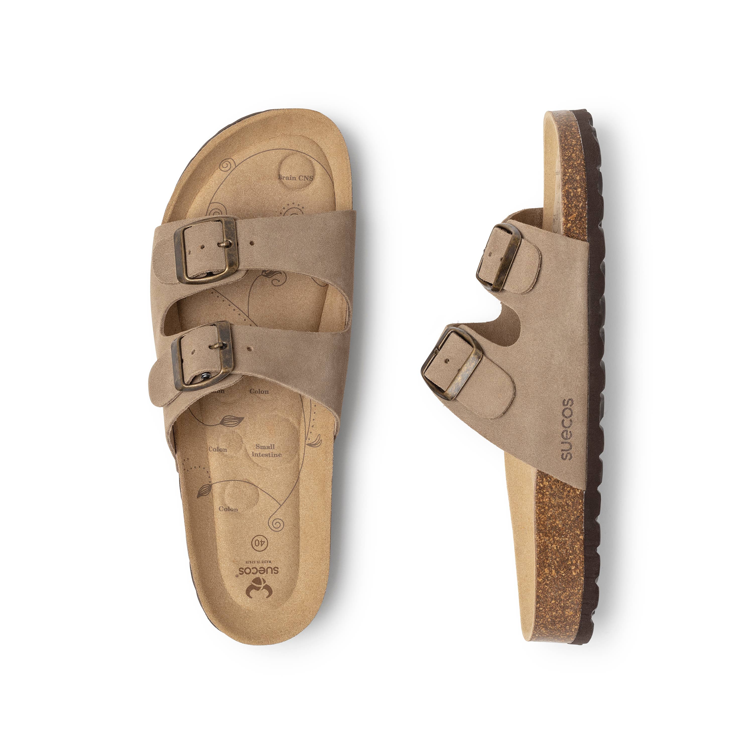 Suecos - Vendita all'ingrosso Sandali - Donna - Sandalo piatto con soletta di riflessologia Iris9