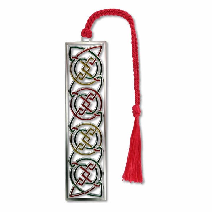 Celtic Knots Metal Bookmark, MADE in USA for wholesale by David Howell and Company