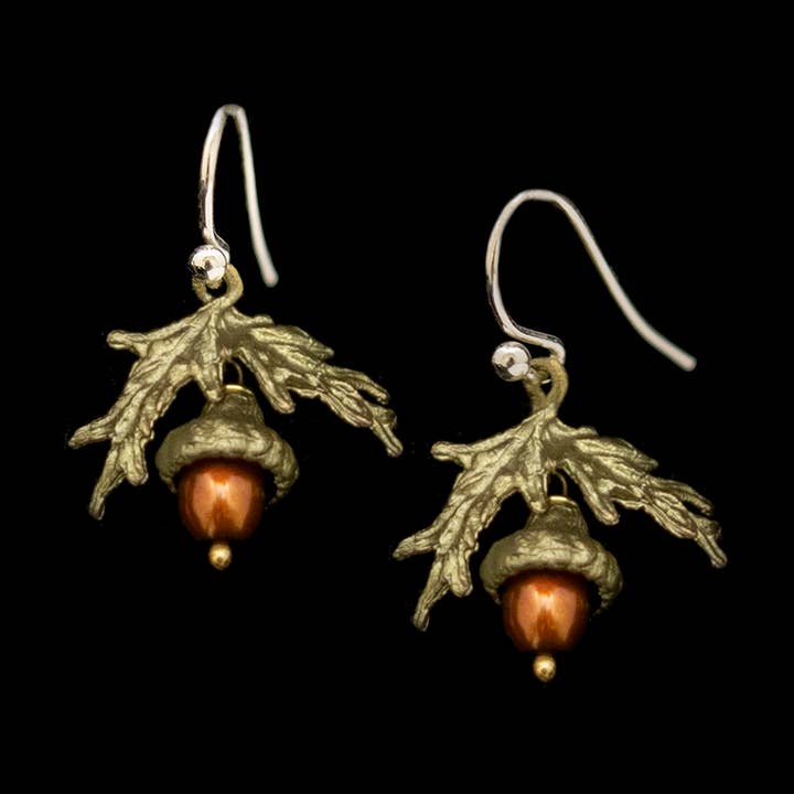 Michael Michaud - Vente Boucles d'oreilles pendantes - Boucles d'oreilles Acorn Wire0