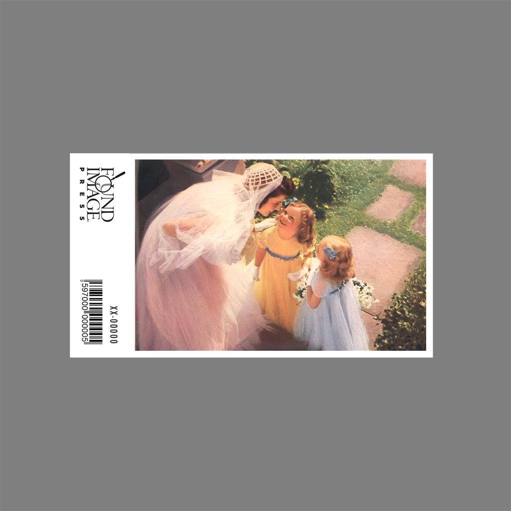 Found Image Press - Wholesale Sticker - Sticker IO-304 Bride and Two Flower Girls1