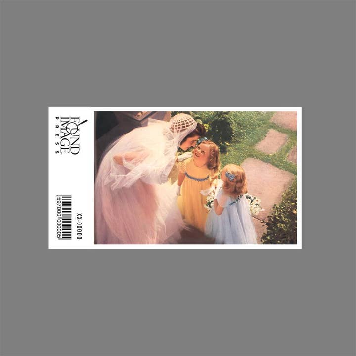 Found Image Press - Wholesale Sticker - Sticker IO-304 Bride and Two Flower Girls1