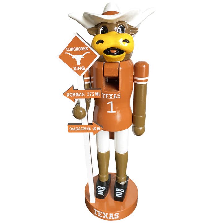 Santa’s Workshop Inc. - Wholesale Holiday Nutcracker - 12" Texas Longhorns Rivalry Nutcracker