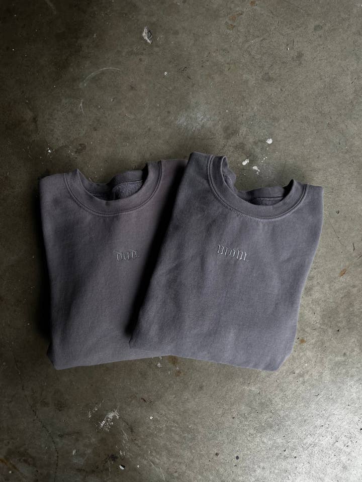 Papá, cuello redondo para venta al por mayor de Grae + Co