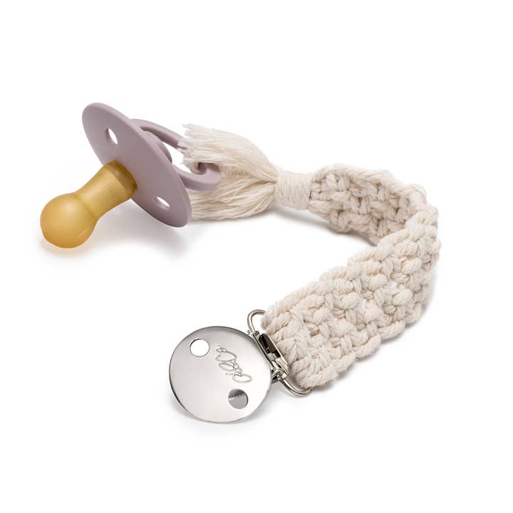 Aubrey and Co - Wholesale Pacifier Clip - Baby - Macramé Dummy Clip5