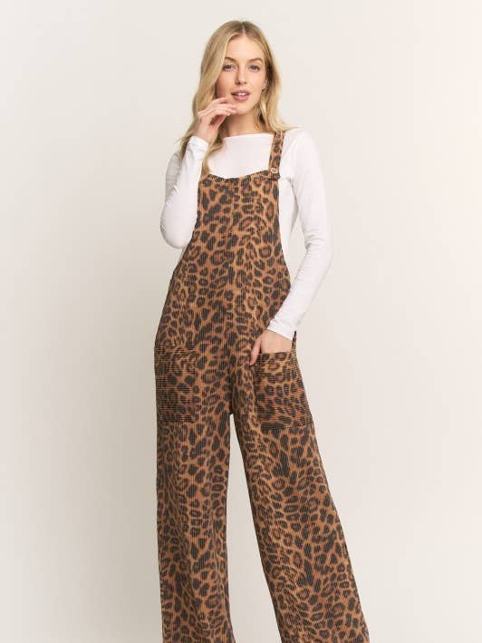 Brown P1068HE17-Animal Urban Ribbed Jumpsuits
for wholesale on Faire0